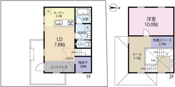 ラグールの間取り画像