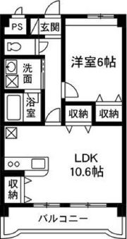 マンショングレイスの間取り画像