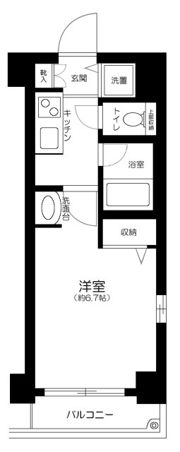 プレステージ東長崎の間取り画像