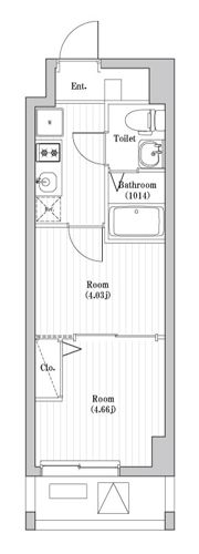 アーバハイツ六町2号館の間取り画像