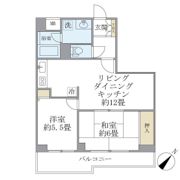 リエール若松町の間取り画像