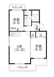 Windy宮の前Ⅱの間取り画像