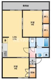 セジュール大和Cの間取り画像