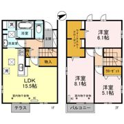 ハッピータウン町屋 Ⅱ棟の間取り画像