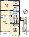 レユシール川内の間取り画像