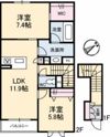 レユシール川内の間取り画像