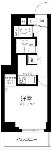 パークウェル浜松町の間取り画像