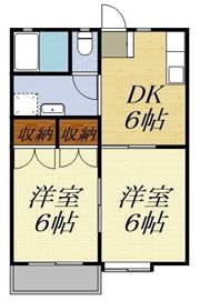 ハイツハイブリッジの間取り画像