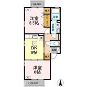 アベニュー北野 D棟の間取り画像