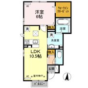 アンソレイエの間取り画像