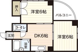 衣笠ビルの間取り画像