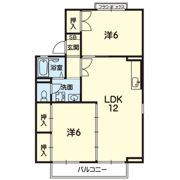 calme桜木の間取り画像