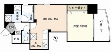 ラブリエ舟入中町の間取り画像