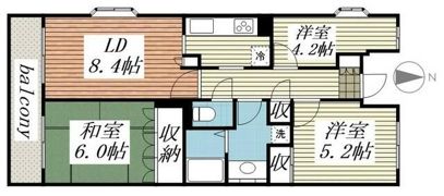 クレールメゾンの間取り画像