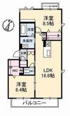 サマンサの間取り画像