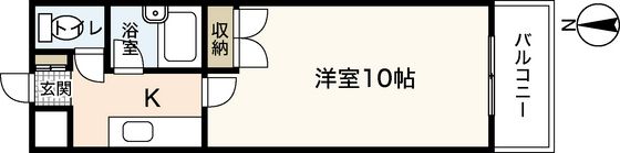 YASUDA BLD Ⅵの間取り画像