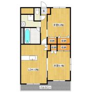 メルヴェイユマンションの間取り画像