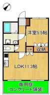 花みずきの間取り画像