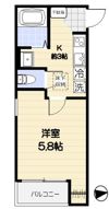 ルミウス東山の間取り画像