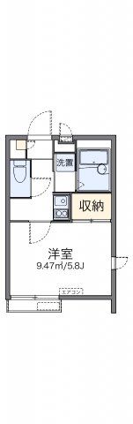 レオパレス羽根木の間取り画像