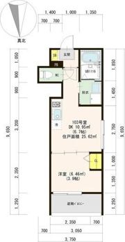 LA VIERE山科の間取り画像