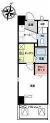 レーベン新城の間取り画像