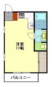 メープルハウス学南の間取り画像