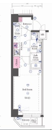 Cafe de La Paix tokyoの間取り画像