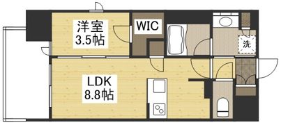 ルミナス磨屋町の間取り画像