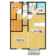 ヴァリエおおつ野の間取り画像