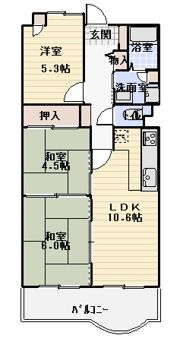 メイプルパークスクエア西弐番街の間取り画像