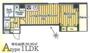 カナルーチェの間取り画像