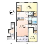 宮前区平4丁目新築アパート（仮の間取り画像