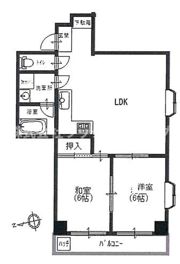 ジョイフル寝屋川の間取り画像