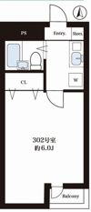シャンブル東府中の間取り画像