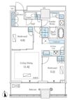 WORLD TOWER RESIDENCEの間取り画像
