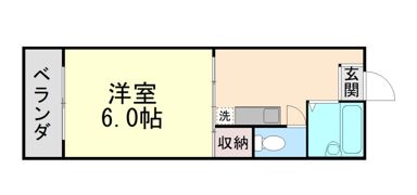コスモハイツ高尾の間取り画像