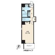 メトロフロント神田の間取り画像