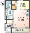 ベルメゾンの間取り画像