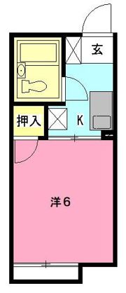 フローラMKの間取り画像