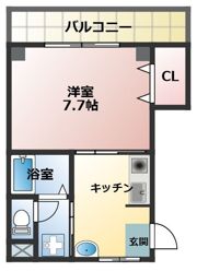 コーポサンⅢの間取り画像