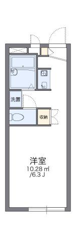 レオパレスセジュール湘南の間取り画像