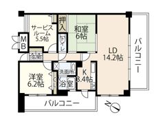 レゾナンス庚午の間取り画像