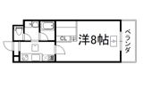 サザンルネス三山木の間取り画像