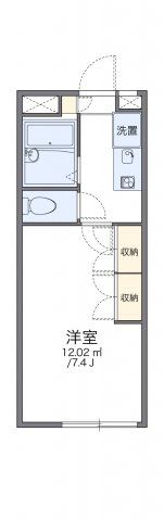 レオパレスミレニアムの間取り画像