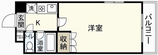 サンローレル串戸の間取り画像
