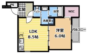 フジパレス門真本町Vの間取り画像