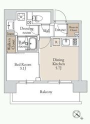グランカーサ三ノ輪Ⅲの間取り画像