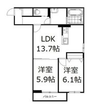チッタ・デ・雄嶋の間取り画像