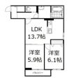 チッタ・デ・雄嶋の間取り画像